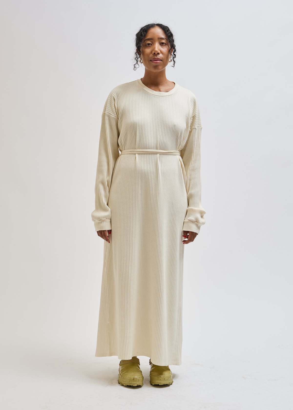 Baserange Shaw LS Kaftan - Cream | Garmentory