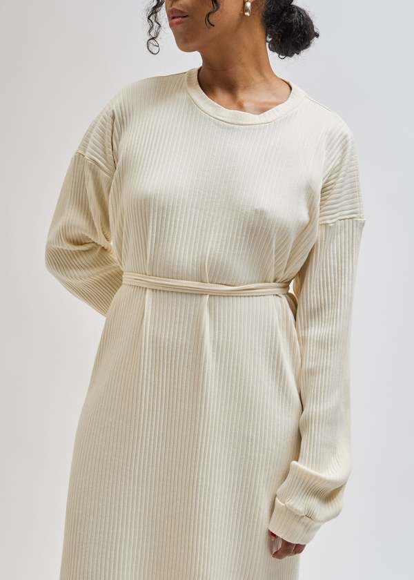 Baserange Shaw LS Kaftan - Cream | Garmentory
