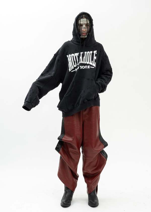 Doublet ZOMBIE SILHOUETTE HOODIE sweater - BLACK | Garmentory Doublet ZOMBIE SILHOUETTE HOODIE sweater - BLACK | Garmentory