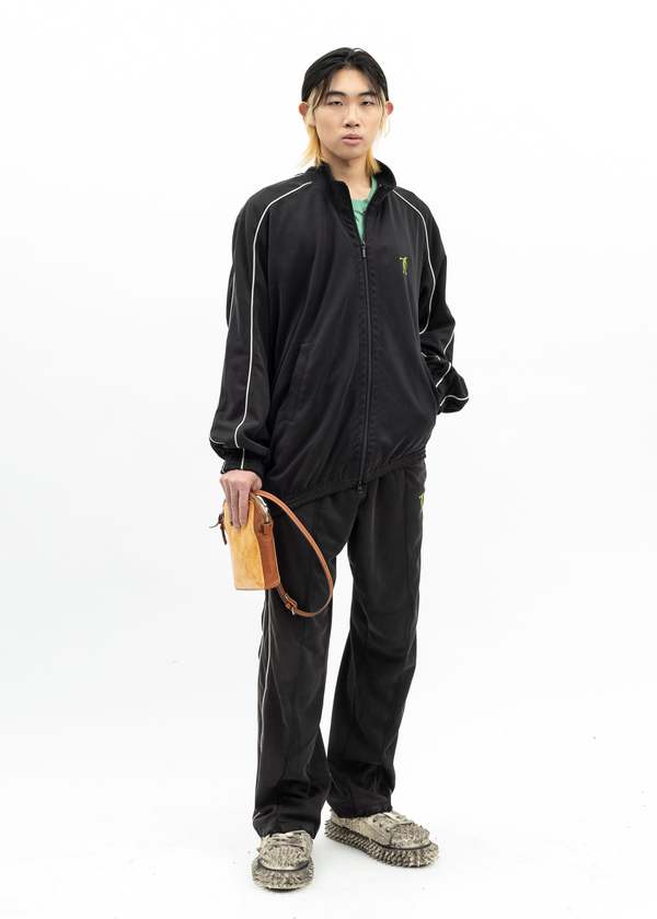 Doublet ZOMBIE SILHOUETTE TRACK JACKET - BLACK | Garmentory