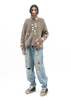 Doublet Darning Cut Off Drivers Knit Sweater - Camel - Thumbnail 1