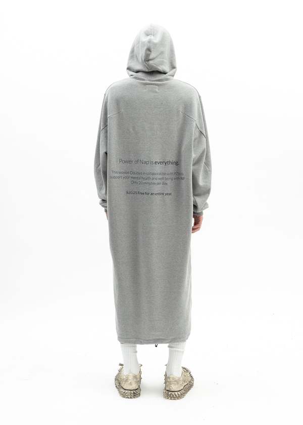 Doublet POWER NAP HOODIE sweater - GREY | Garmentory