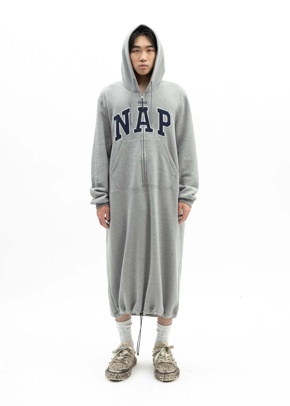 Doublet POWER NAP HOODIE sweater - GREY | Garmentory