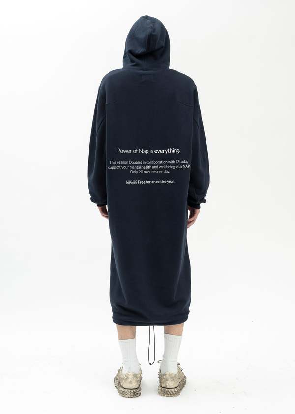 Doublet POWER NAP HOODIE sweater - NAVY | Garmentory