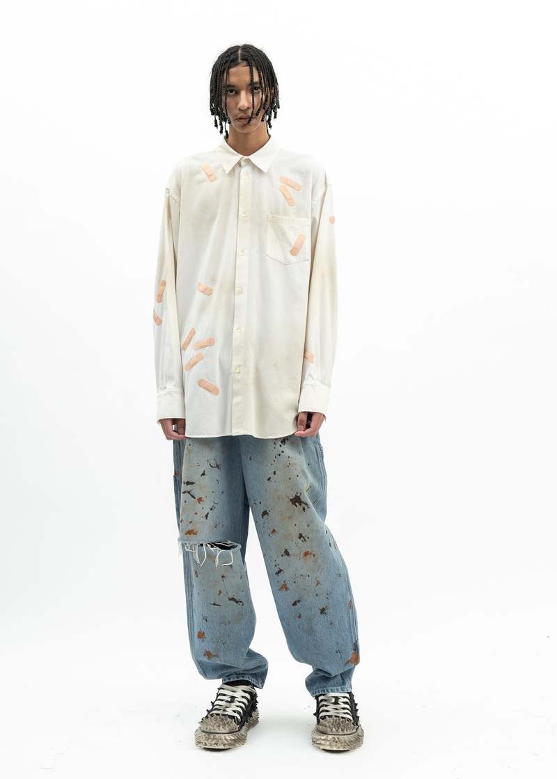 トップス doublet BANDAGE EMBROIDERY L/S T-SHIRT M BANDAGE EMBROIDERY L/S T-SHIRT – doublet