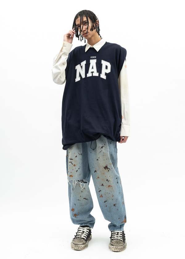 Doublet BANDAGE EMBROIDERY SHIRT - WHITE | Garmentory