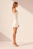 Shona Joy La Lune Asymmetrical Long Sleeve Mini Dress - Cream - Thumbnail 4