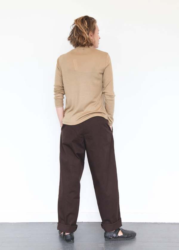 Black Crane Wool Turtleneck - Camel Black Crane Wool Turtleneck - Camel
