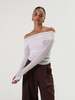 Sovere Rise Mesh Off the Shoulder Top - Thumbnail 5