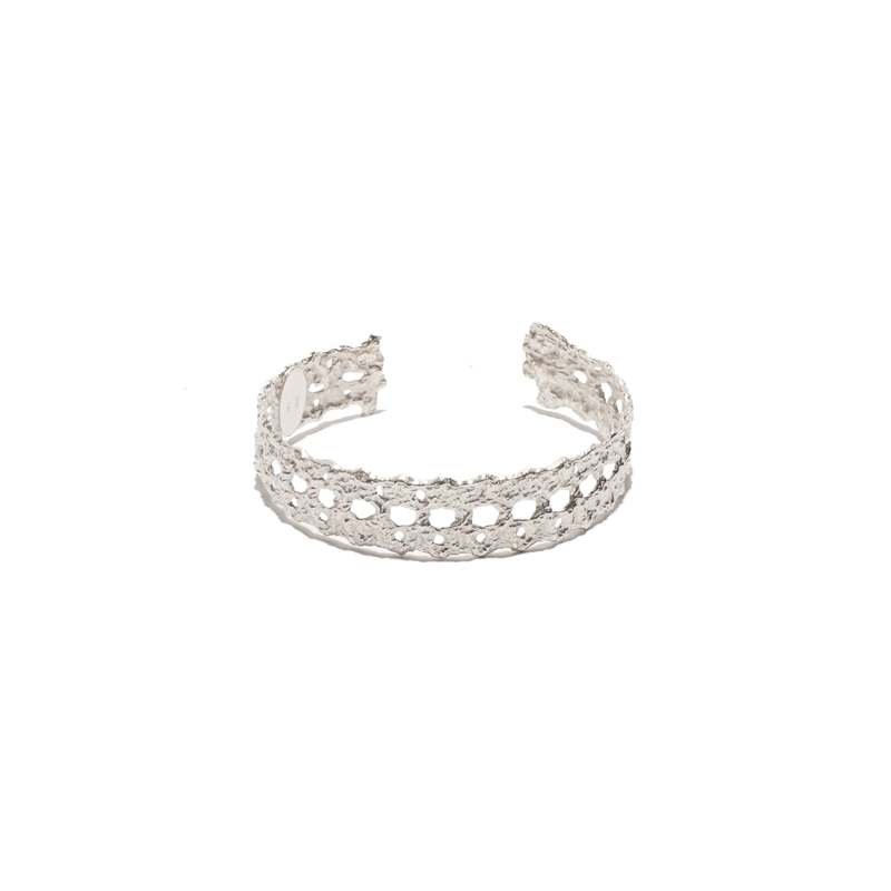 Our Legacy Abstract Lace Bangle - Sterling Silver Our Legacy Abstract Lace Bangle - Sterling Silver