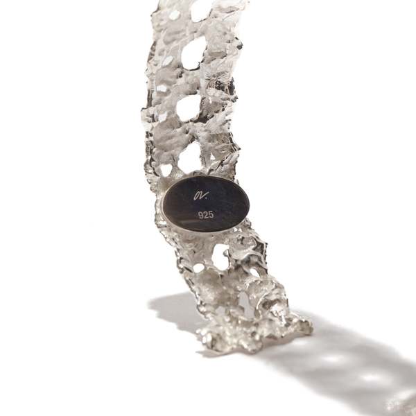 Our Legacy Abstract Lace Bangle - Sterling Silver Our Legacy Abstract Lace Bangle - Sterling Silver