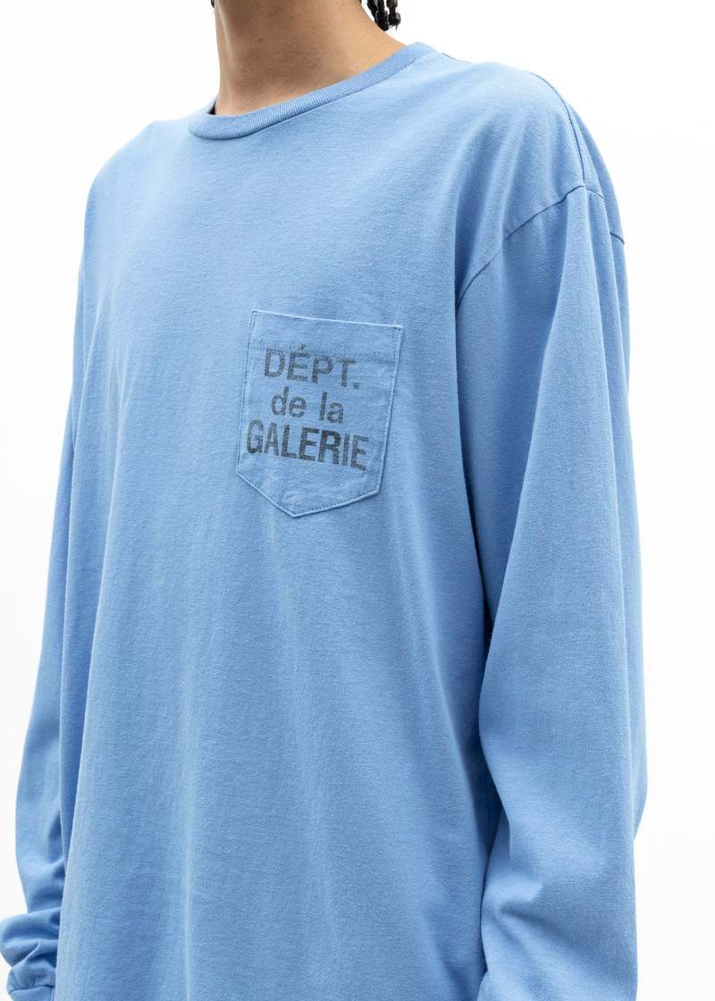 Gallery Dept LS Tee - Blue/Black | Garmentory