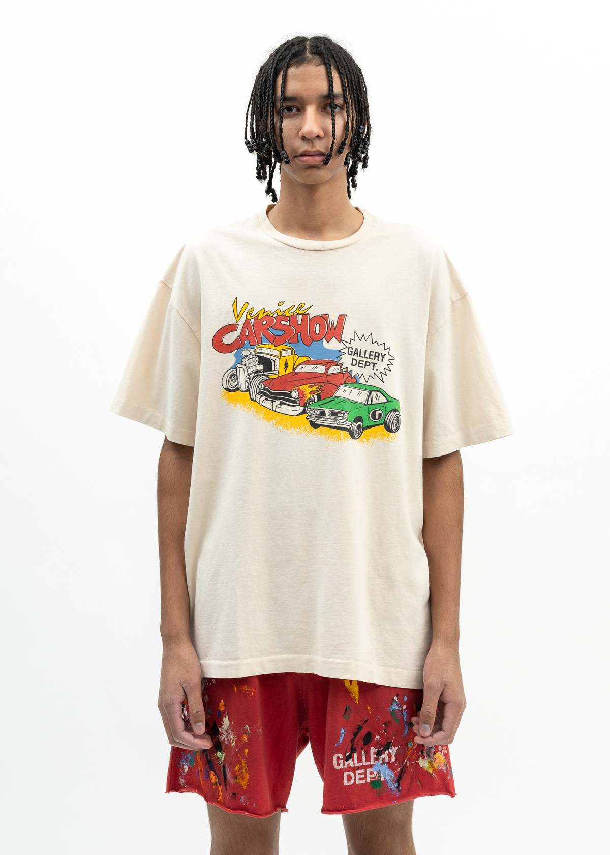 Gallery Dept Venice Car Show Tee - Cream | Garmentory