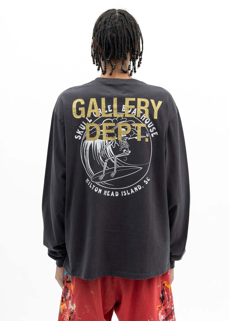 GALLERY DEPT. | SKULL CREEK L/S TEE VINTAGE BLACK Tシャツ GALLERY DEPT. SKULL CREEK L/S TEE | VINTAGE BLACK