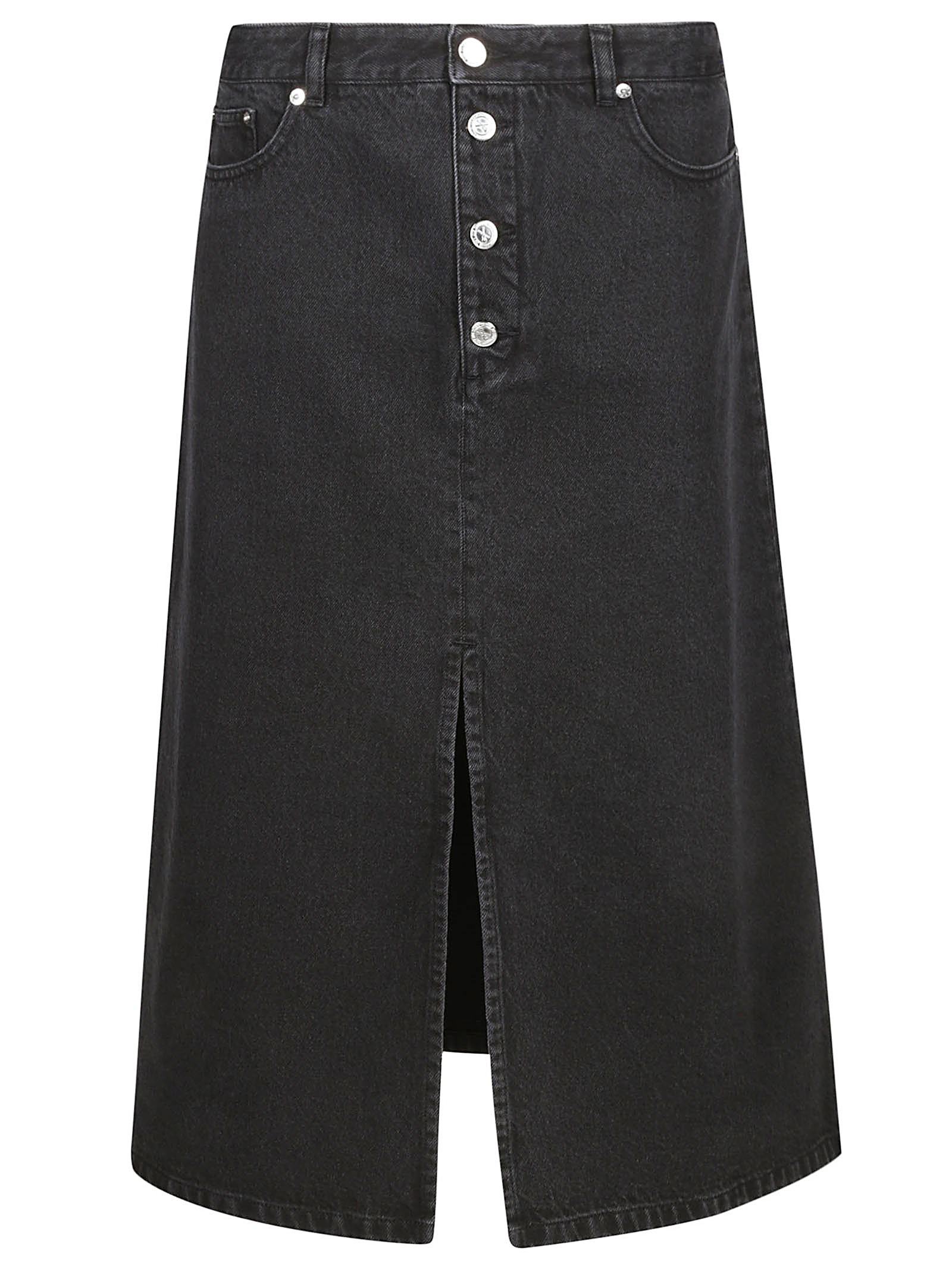 A.P.C. Jupe Tennessee - Noir Delavé | Garmentory