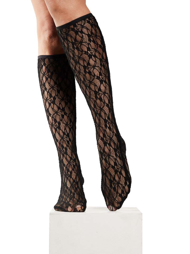 Simone Wild Lace Knee Socks Simone Wild Lace Knee Socks