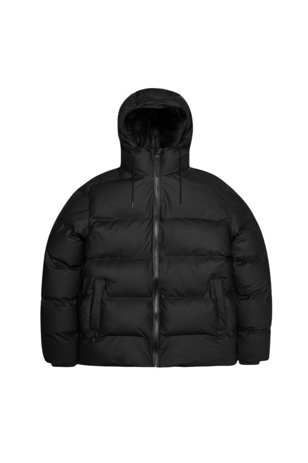 ジャケット・アウター aere hooded nylon padded coat Men's PRADA Re-Nylon hooded Long Sleeves Jacket Blue SGB740