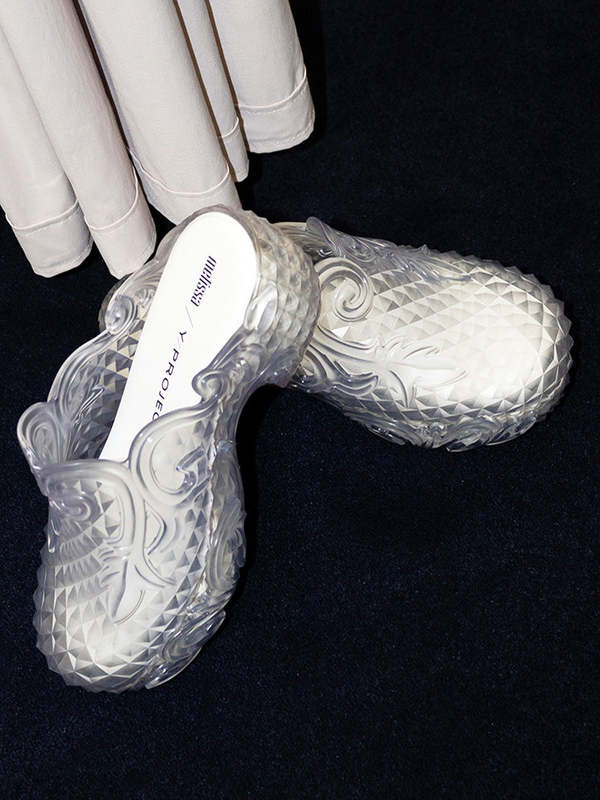 Y/Project x Melissa Court Clog - Clear/White | Garmentory