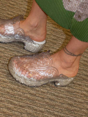 Y/Project x Melissa Court Clog - Clear/White | Garmentory