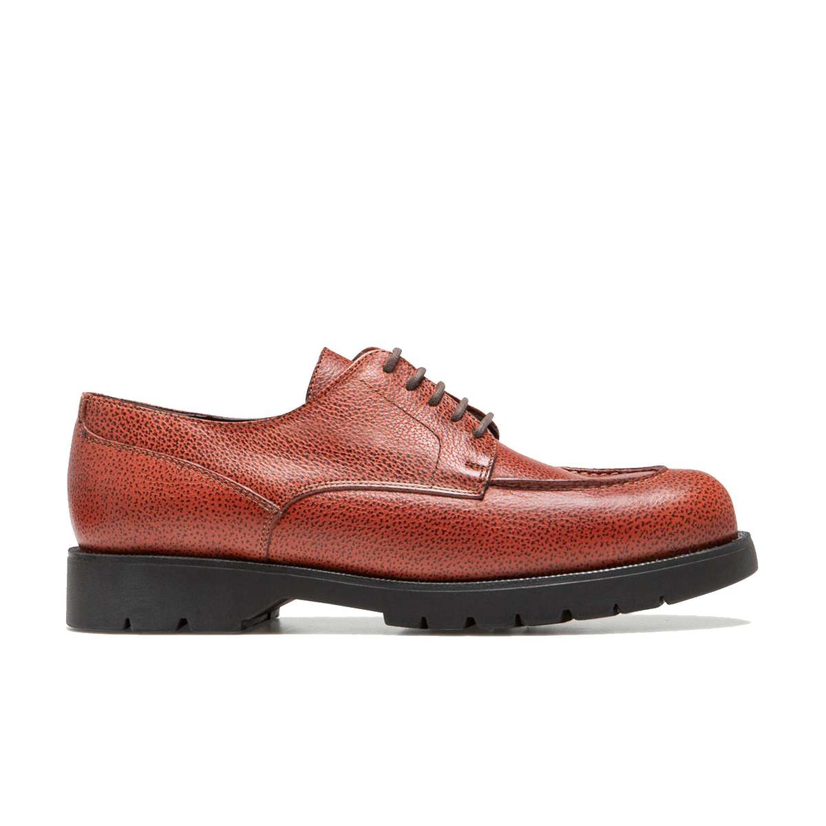 KLEMAN - FRODAN B VGT COGNAC - SIZE 38 Vegetable-tanned Leather Chunky Derby Shoes | PADROR B VGT  main image 3