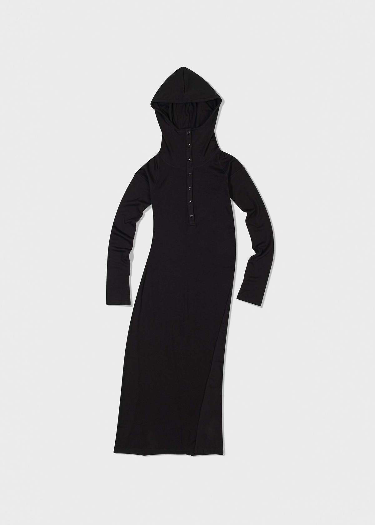★EXPIRED GIRL★20'S MAXI HOODIE DRESS BLACK★韓国送料込 LOW CLASSIC Maxi Hoodie Dress - Black | Garmentory