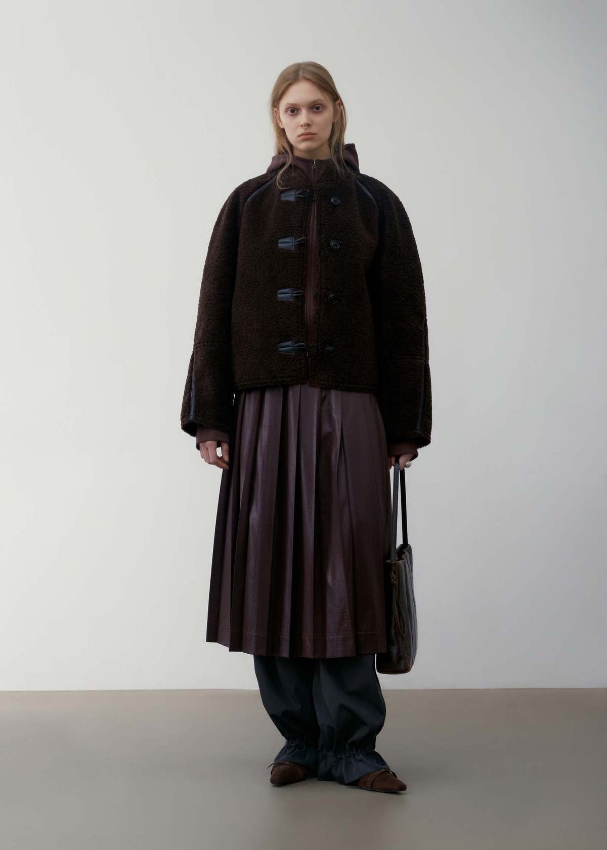 LOW CLASSIC Reversible Shearling Jacket - Black | Garmentory