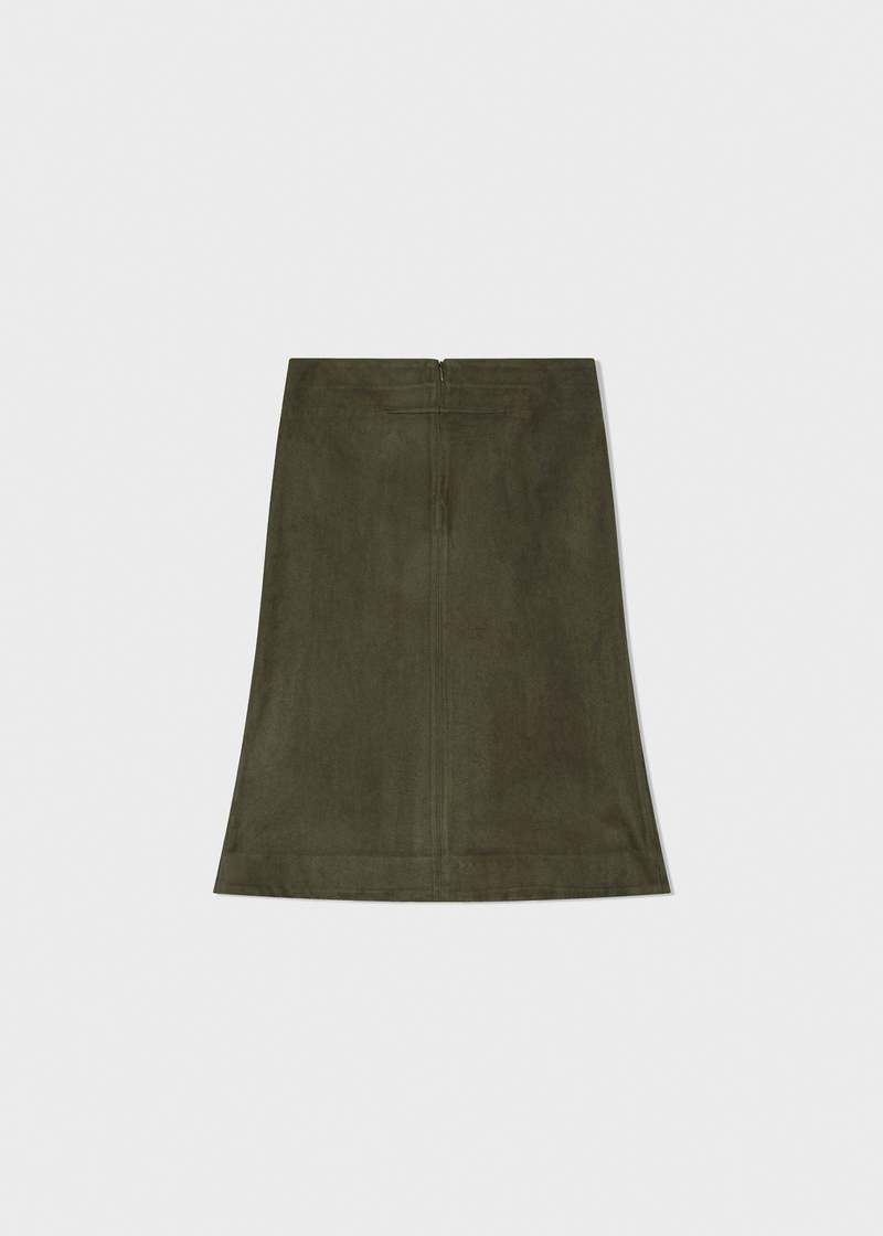 [LOW CLASSIC] / ☆ 24SS STRING MIDI SKIRT / DARK NAVY Plus Size Boho Maxi Skirt A Line Flowy - Navy丨Moon Wood