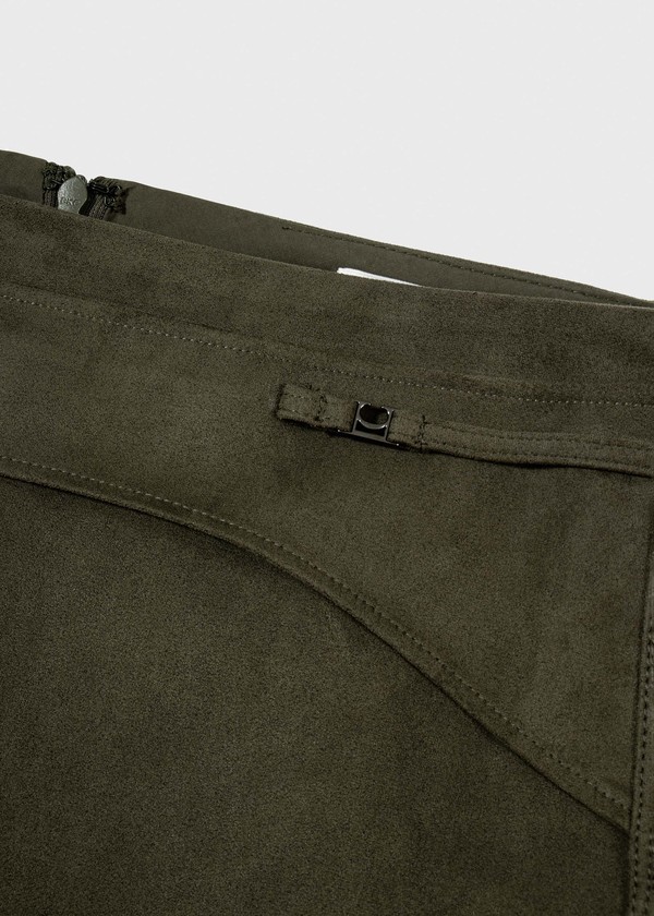 [LOW CLASSIC] / ☆ 24FW SUEDE MERMAID SKIRT / BROWN LOW CLASSIC