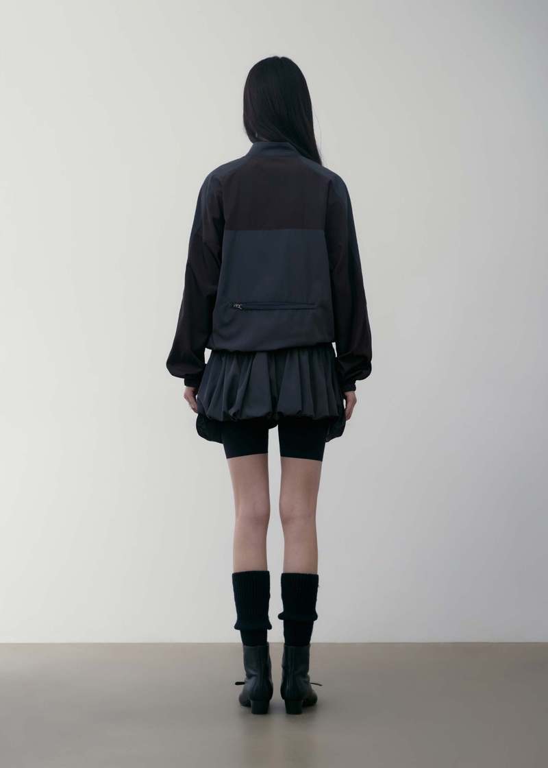 LOW CLASSIC Mini Bubble Skirt - Charcoal | Garmentory