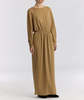 Black Crane Wool I Dress - Camel - Thumbnail 1
