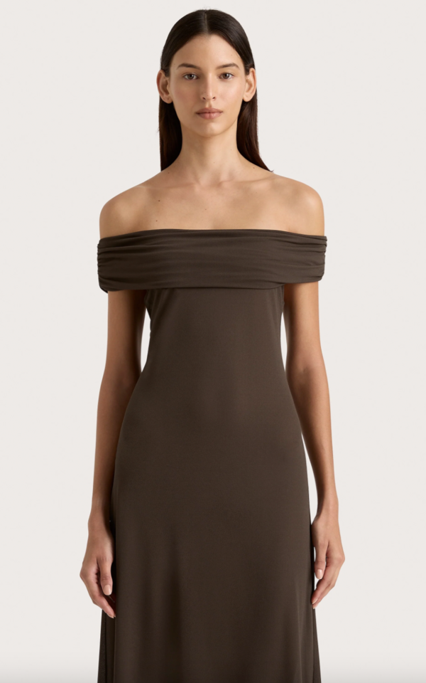 faithfull the brand sofie maxi dress Sofie Maxi Dress Hanne Gingham Espresso