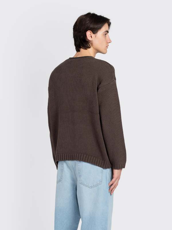 トップス stussy EMBROIDERED V-NECK LOGO SWEATER Stussy Embroidered V-Neck Logo Sweater Natural Men's - SS24 - US
