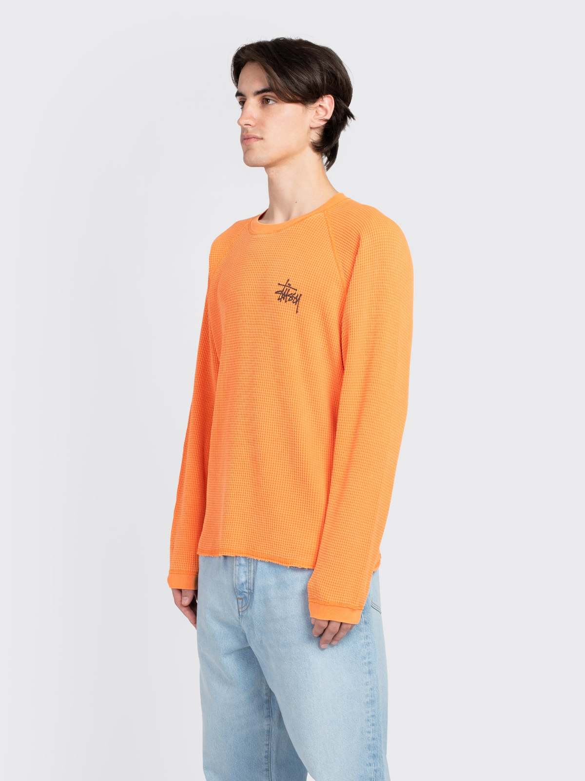 Stussy Raglan Thermal LS Crew | Garmentory