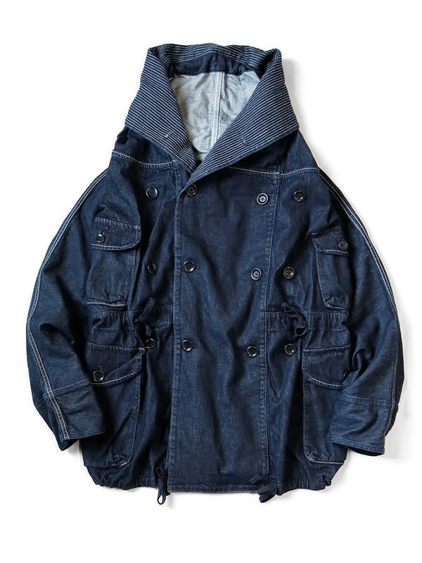 Kapital 10oz Denim Ring Coat - Indigo | Garmentory