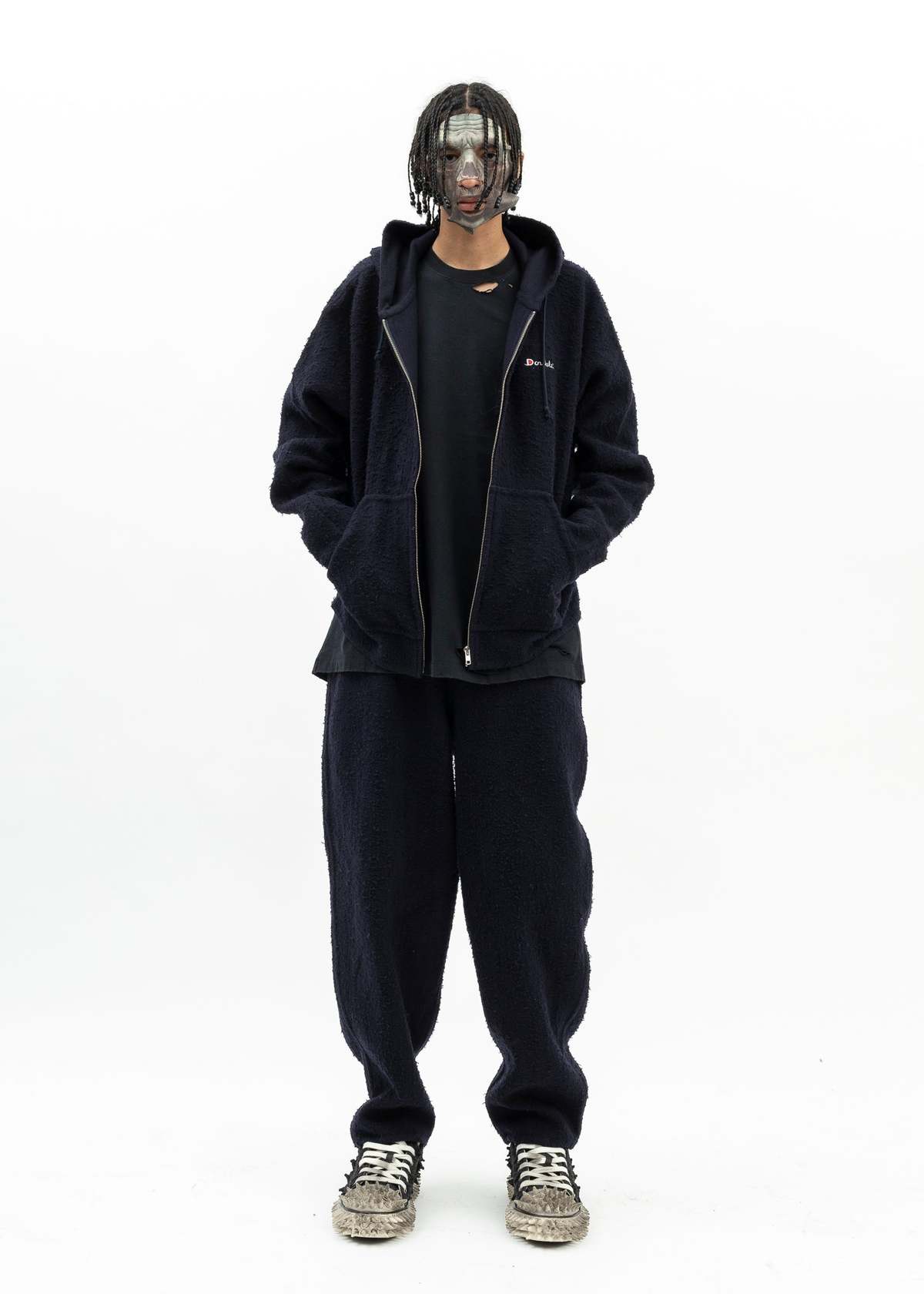 BLACK-PORCUPINE-LACE-UP-
