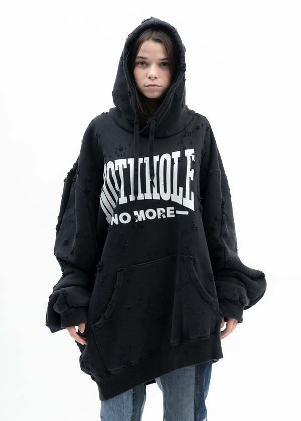 Doublet Zombie Silhouette Hoodie - Black | Garmentory