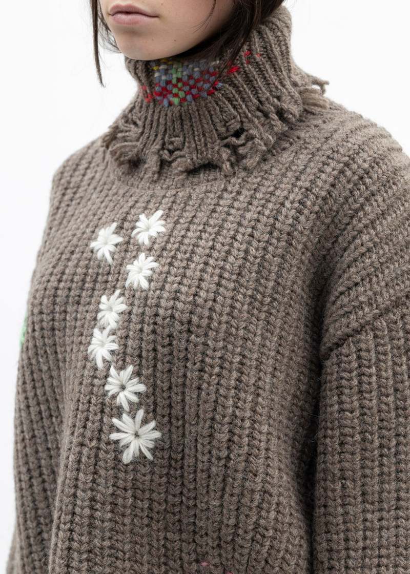 doublet DRIVERS KNITWEAR Doublet DARNING CUT OFF DRIVERS KNITWEAR