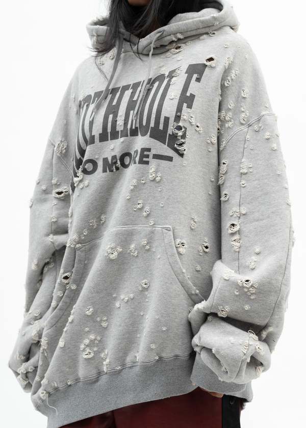 Doublet Zombie Silhouette Hoodie - Grey | Garmentory
