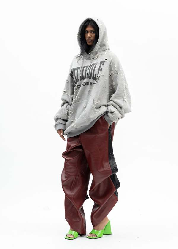 Doublet Zombie Silhouette Hoodie - Grey | Garmentory