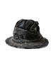 Kapital 11.5oz Denim The Old Man and The Sea Hat - Crash Remake Black/Black - Thumbnail 3