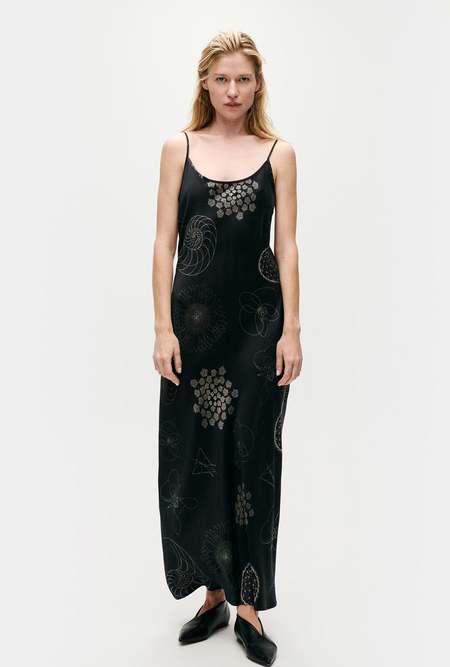 Silk Laundry High Low Dress - Gold | Garmentory