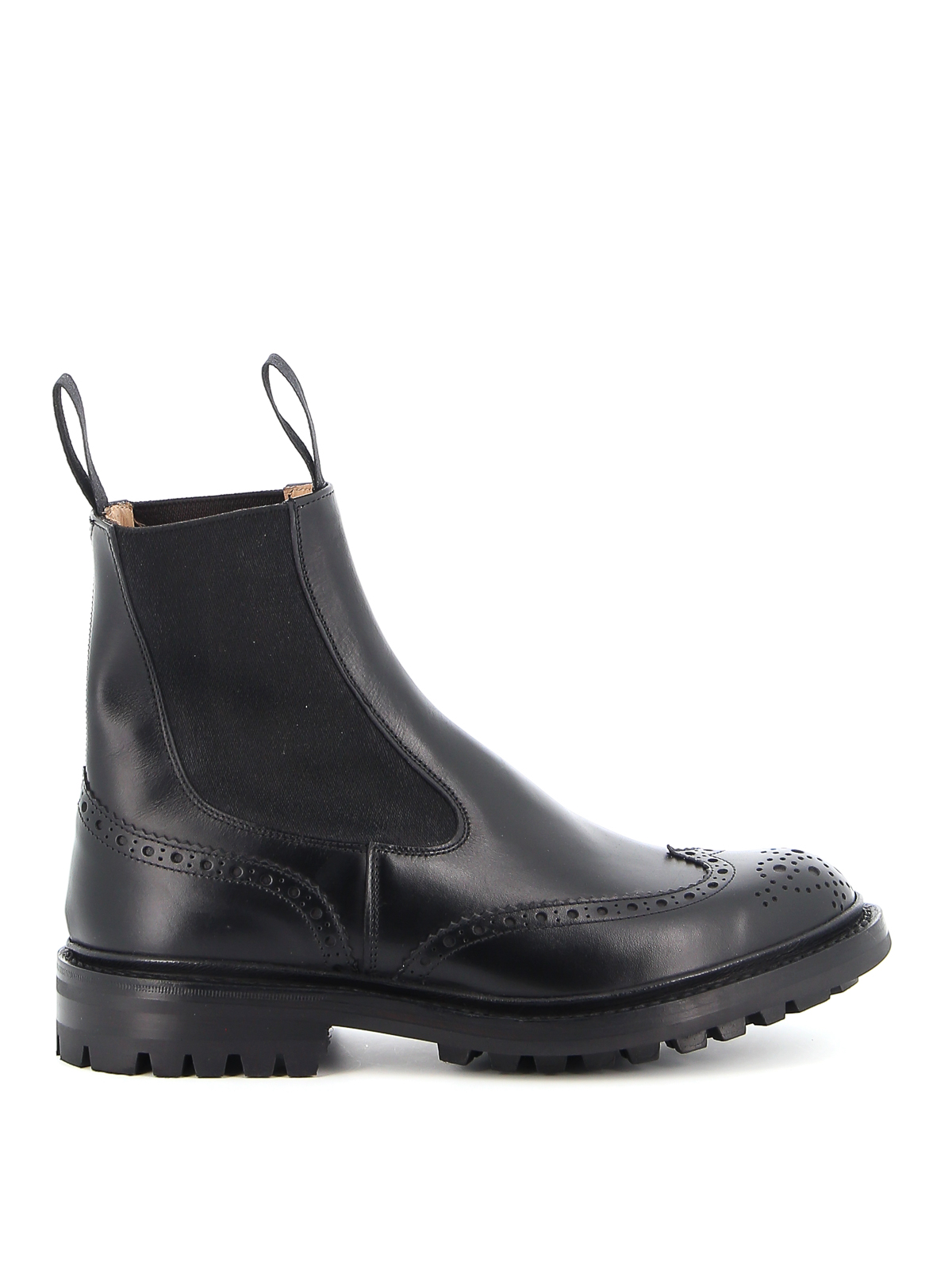 Tricker's Henry Chelsea Boot Black Calf Garmentory