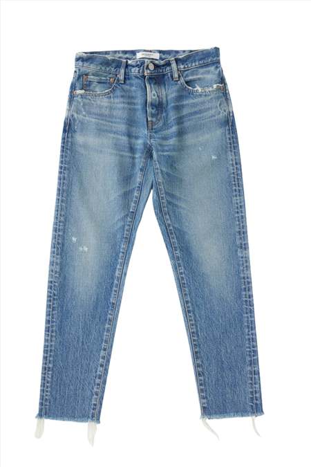 AMOMENTO Straight Fit Jeans - Mid Blue | Garmentory