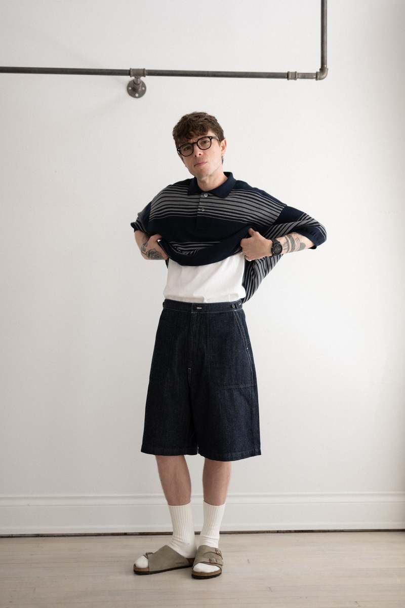 nanamica Denim Work Shorts