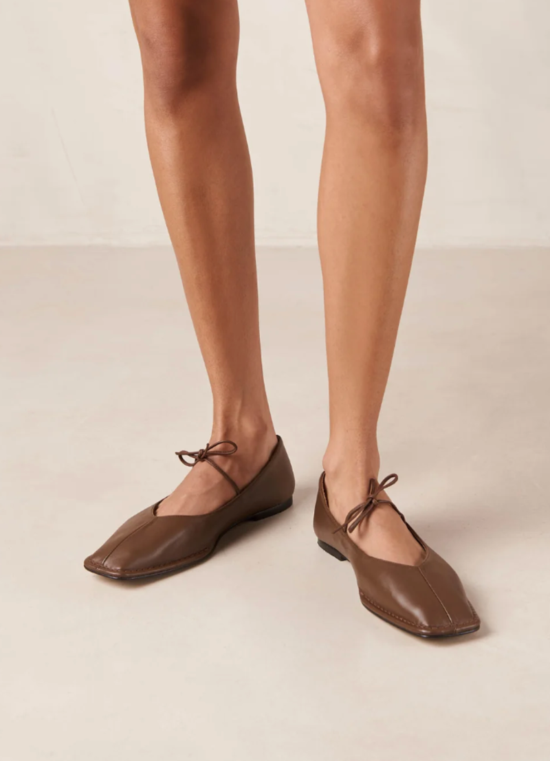 Alohas sway ballet flat - chestnut brown | Garmentory