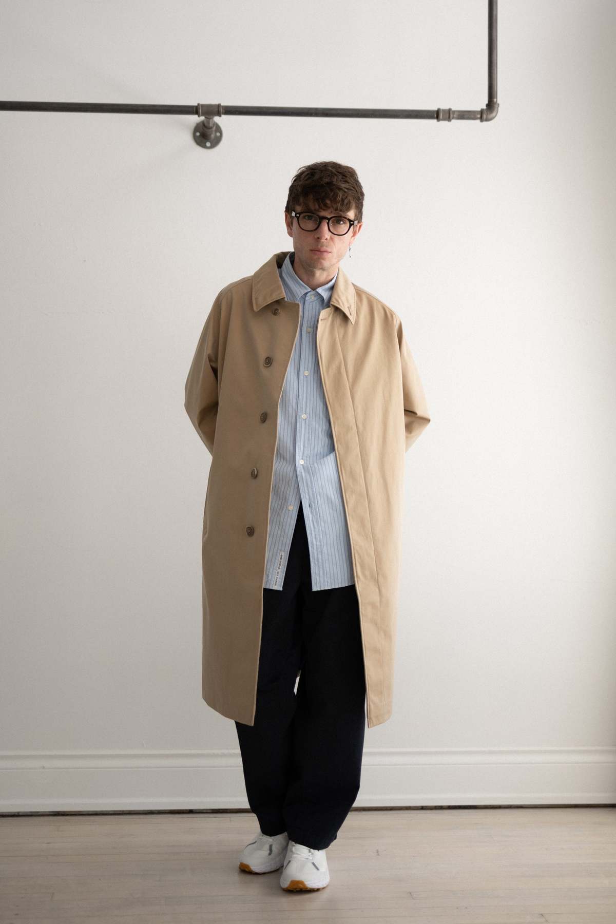nanamica GORE-TEX Balmacaan Coat ベージュ　XL nanamica GORE-TEX Balmacaan Coat Men's Size XL Beige Plaid