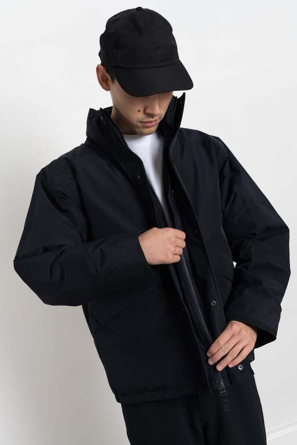 Nanamica GORE-TEX Short Down Jacket - Navy | Garmentory