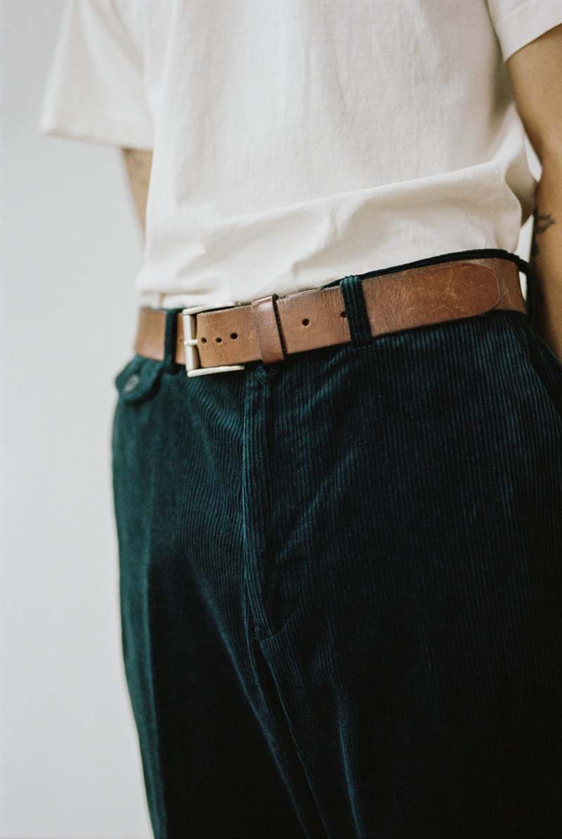 【ENDS and MEANS】 Grandpa Cord Trousers ENDS and Means Grandpa Cord Trousers - Brown Beige | Garmentory