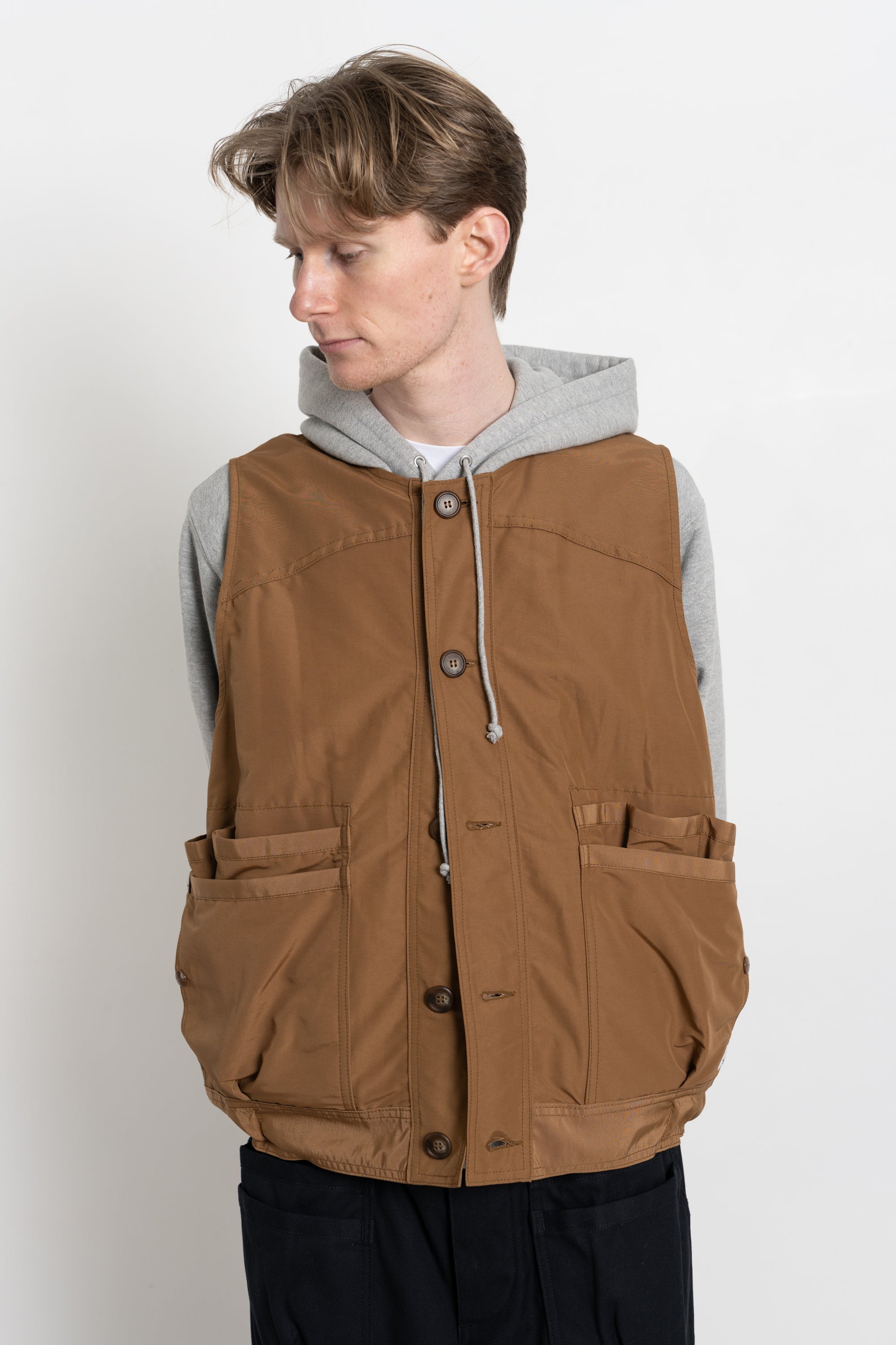 Sassafras Overgrown Hiker Vest - Khaki | Garmentory