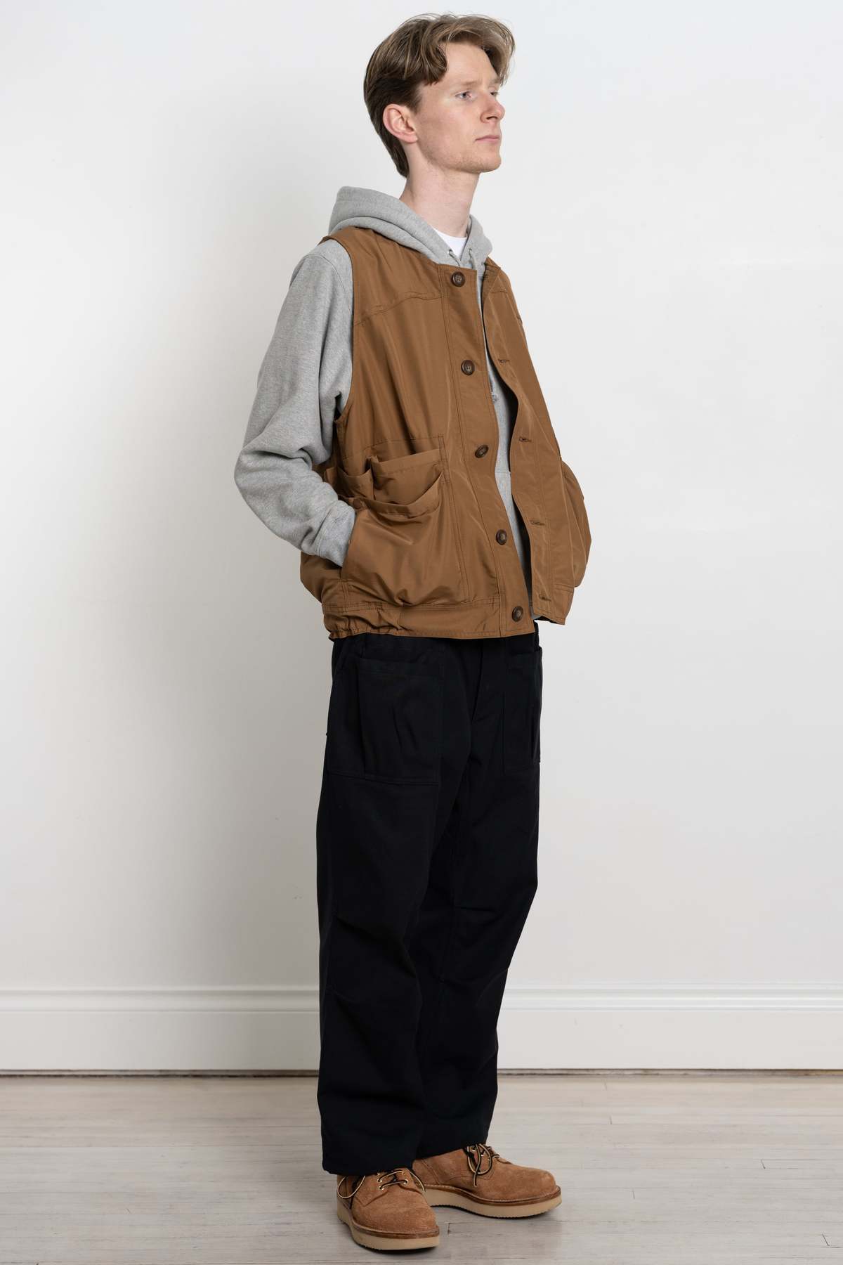 Sassafras Overgrown Hiker Vest - Khaki | Garmentory